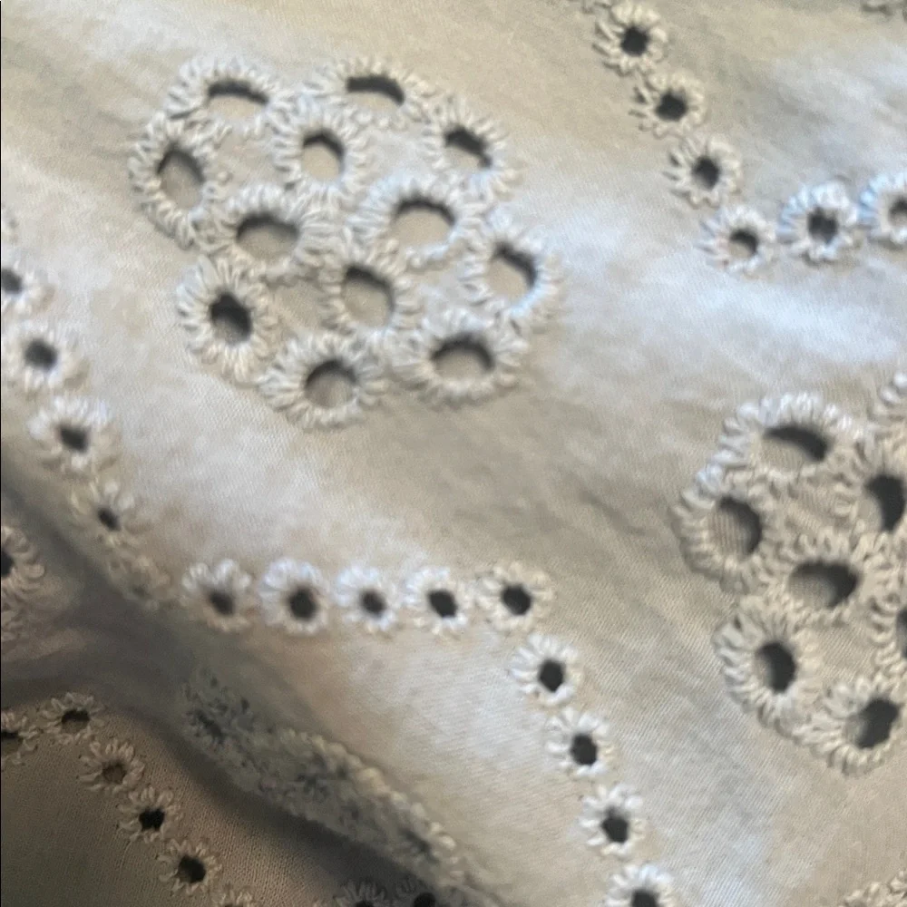 Habitual Light Blue Eyelet Top and shorts - Picture 3 of 3